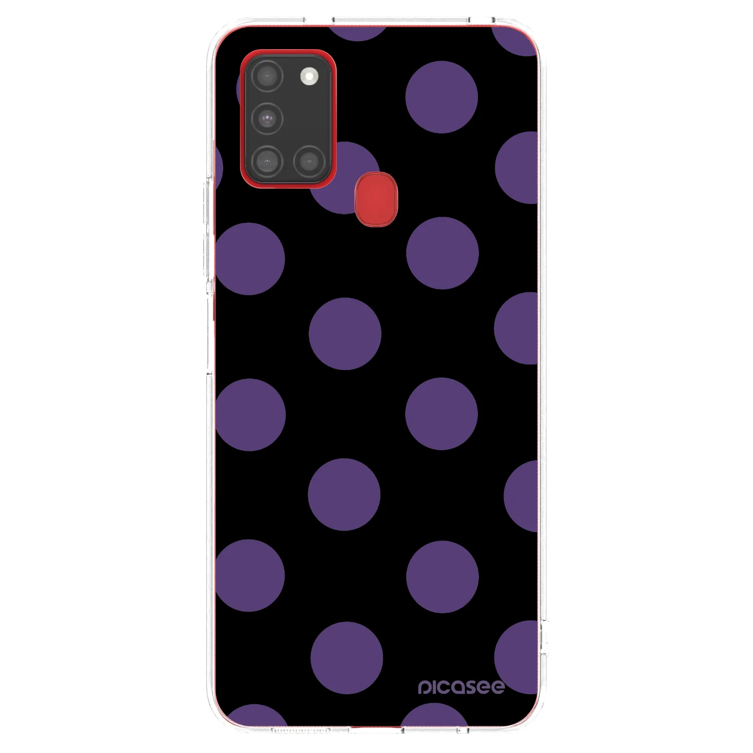 Picasee silikonski prozorni ovitek za Samsung Galaxy A21s - Big flickers