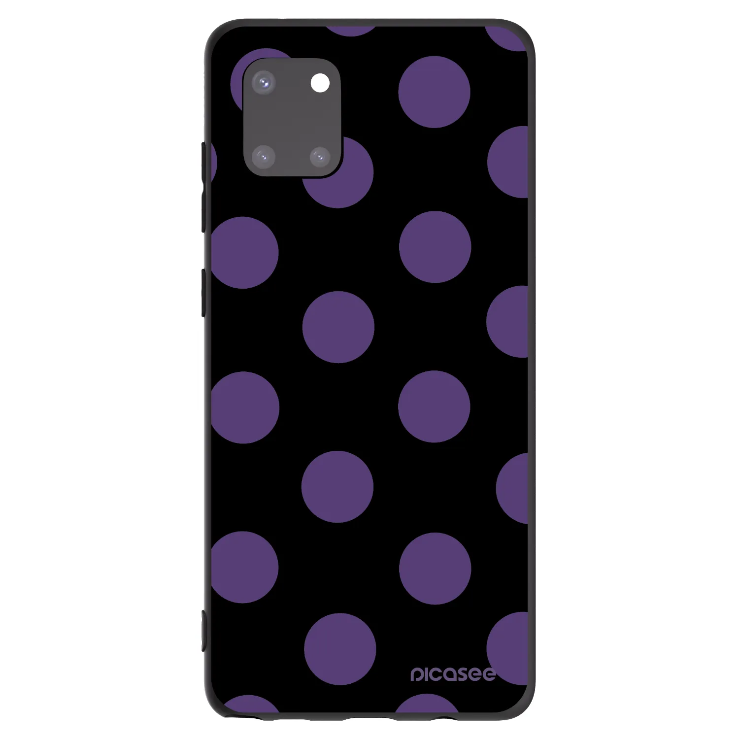 Picasee silikonski črni ovitek za Samsung Galaxy Note 10 Lite N770F - Big flickers