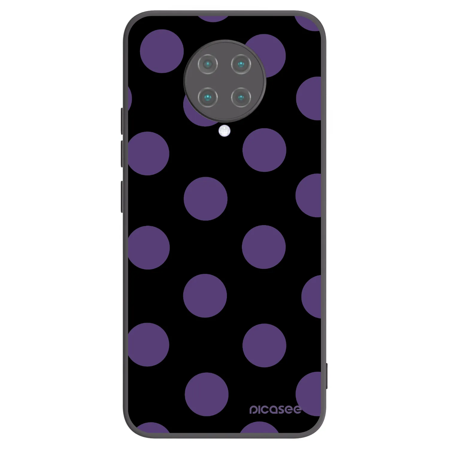 Picasee silikonski črni ovitek za Xiaomi Poco F2 Pro - Big flickers