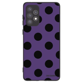 Picasee silikonski črni ovitek za Samsung Galaxy A73 5G - Big flickers 2
