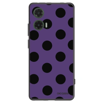 Picasee silikonski črni ovitek za Motorola Moto G35 5G - Big flickers 2