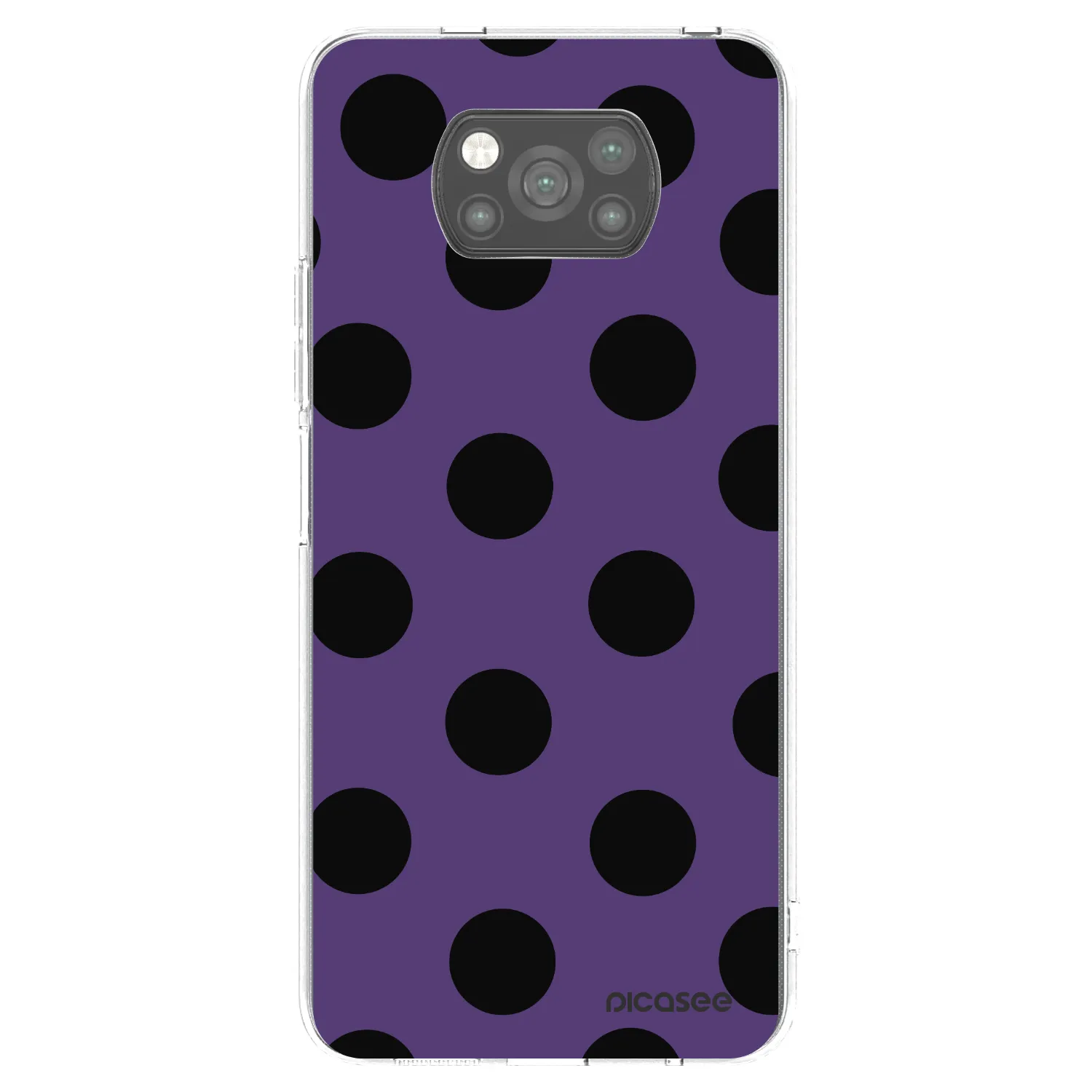 Picasee silikonski črni ovitek za Xiaomi Poco X3 - Big flickers 2