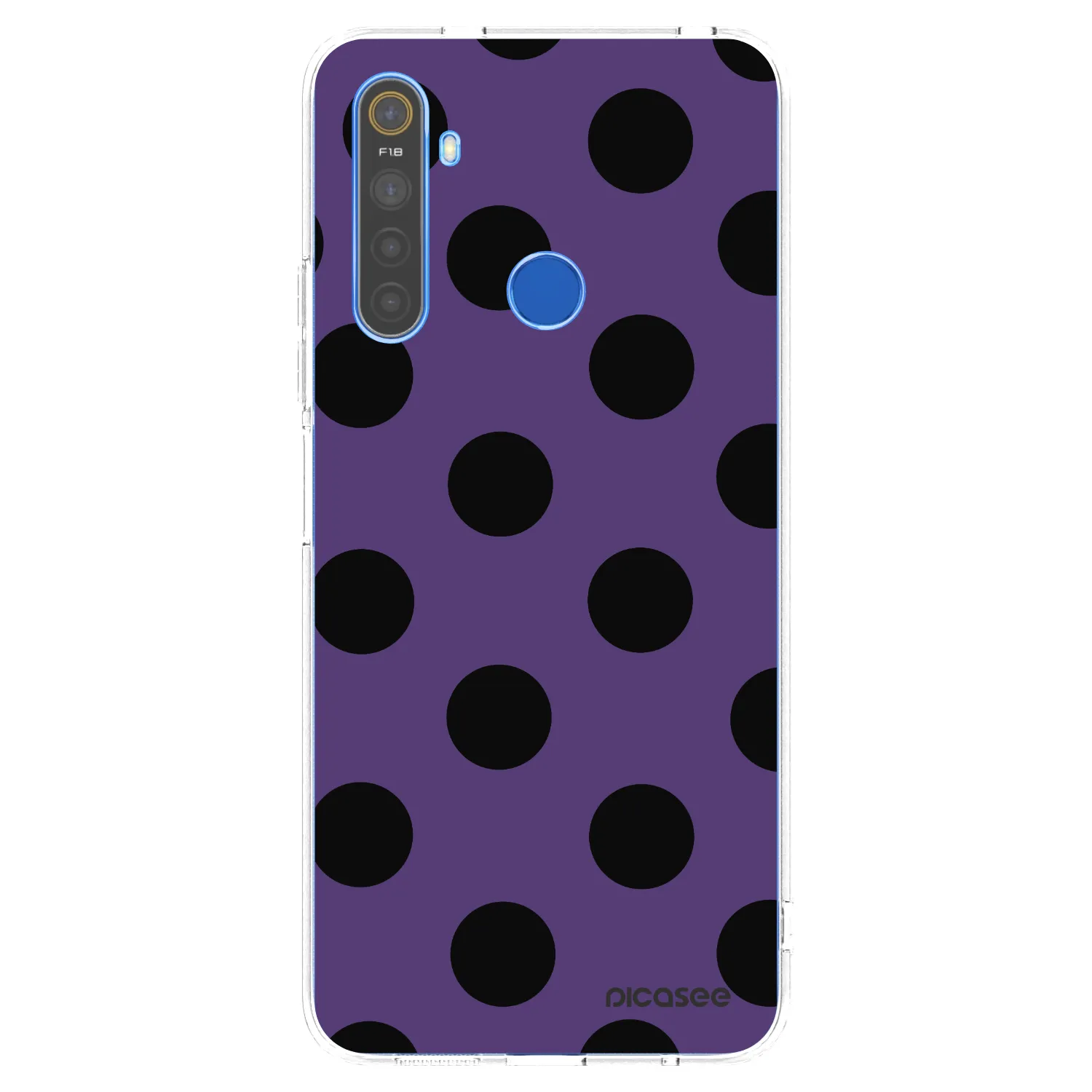 Picasee silikonski prozorni ovitek za Realme 5 - Big flickers 2