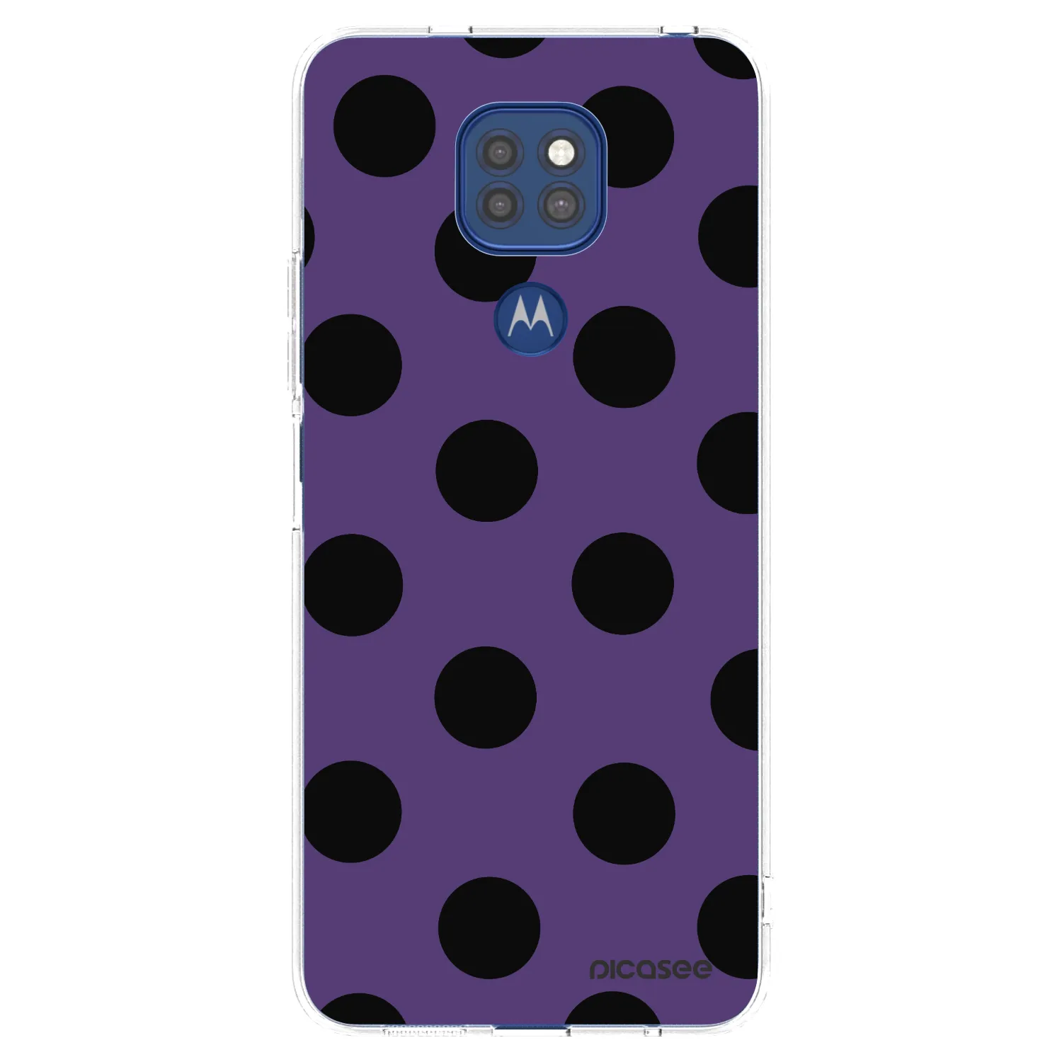 Picasee silikonski prozorni ovitek za Motorola Moto G9 Play - Big flickers 2