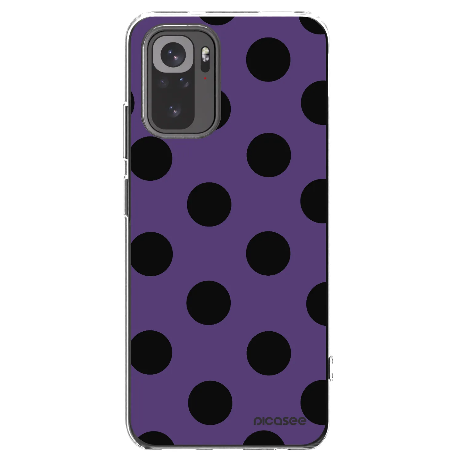 Picasee silikonski prozorni ovitek za Xiaomi Redmi Note 10 - Big flickers 2