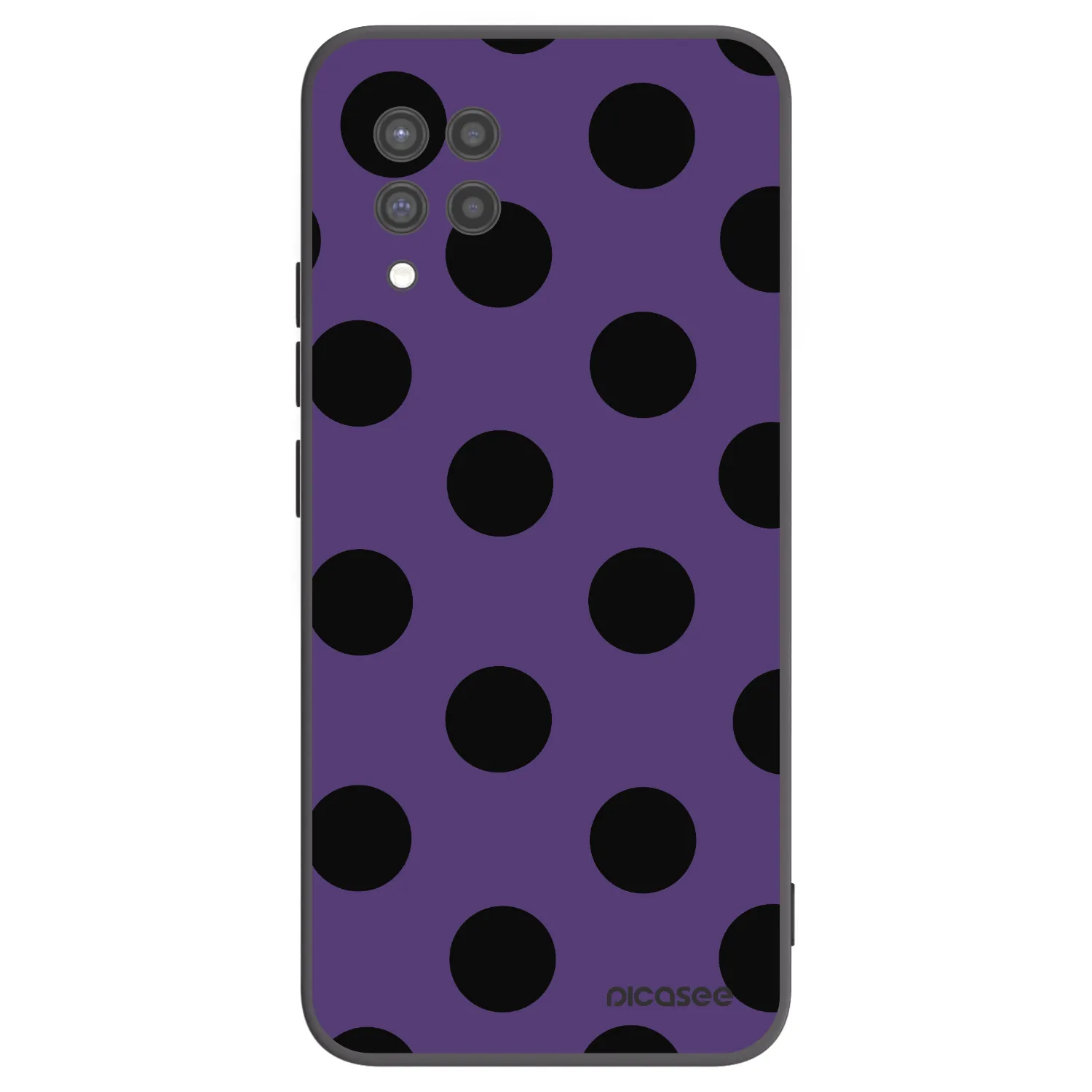Picasee silikonski črni ovitek za Samsung Galaxy A42 A426B - Big flickers 2