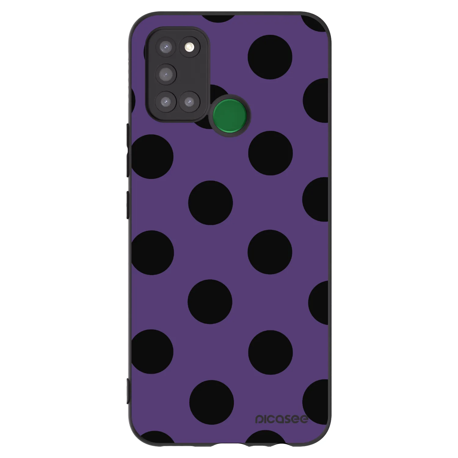 Picasee silikonski črni ovitek za Realme 7i - Big flickers 2