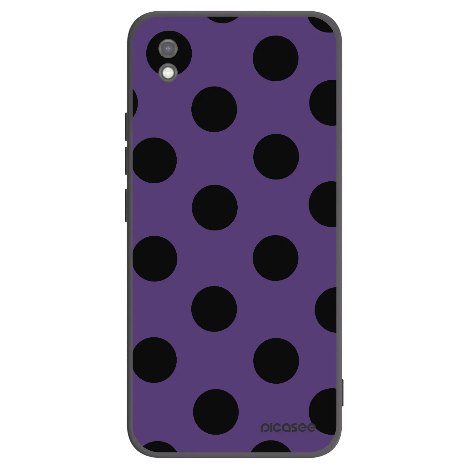 Picasee silikonski črni ovitek za Xiaomi Redmi 9AT - Big flickers 2