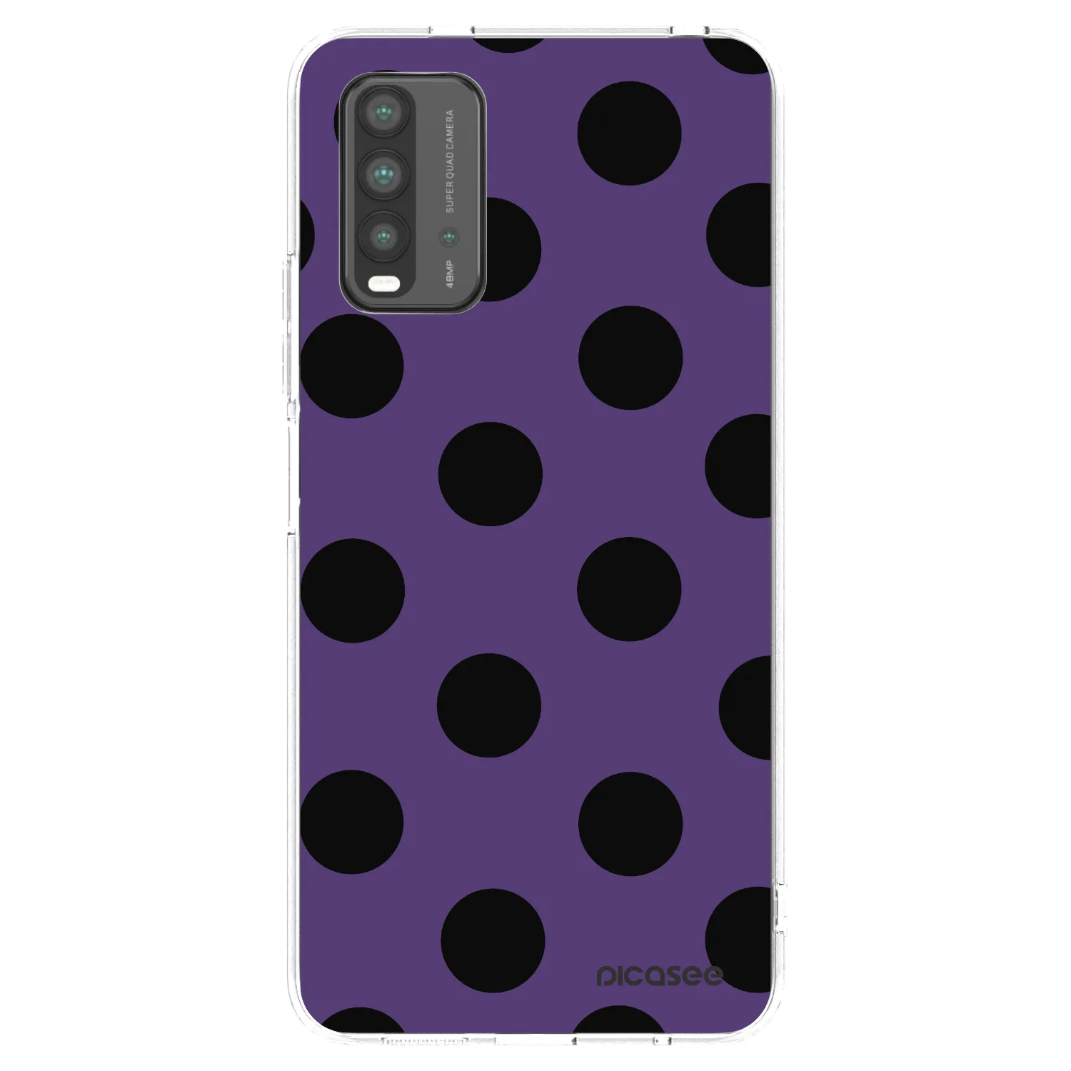Picasee silikonski črni ovitek za Xiaomi Redmi 9T - Big flickers 2