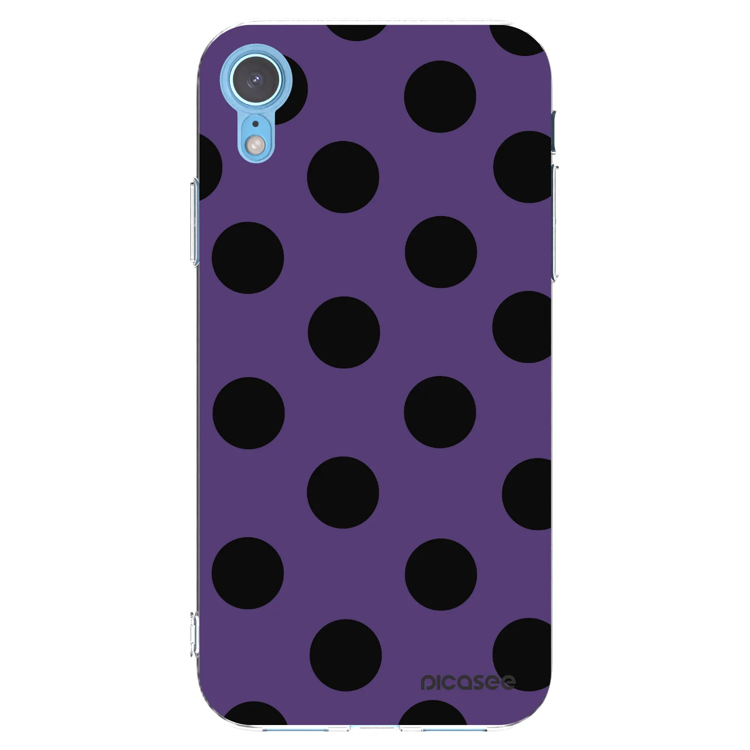 Picasee silikonski prozorni ovitek za Apple iPhone XR - Big flickers 2