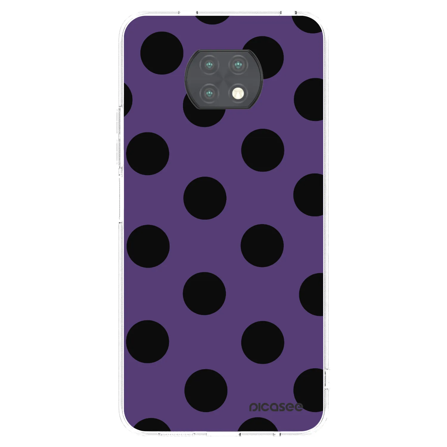 Picasee silikonski prozorni ovitek za Xiaomi Redmi Note 9T - Big flickers 2