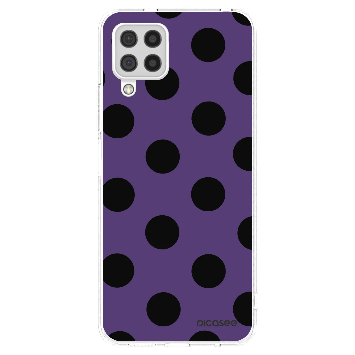 Picasee silikonski prozorni ovitek za Samsung Galaxy A22 A225F 4G - Big flickers 2