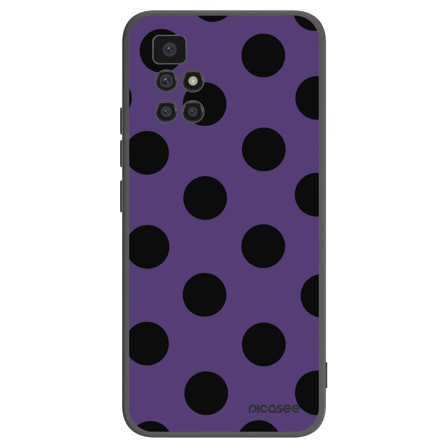 Picasee silikonski črni ovitek za Xiaomi Redmi 10 - Big flickers 2