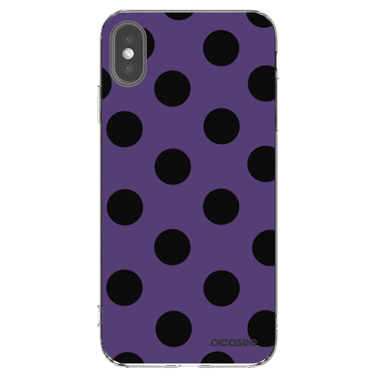 Picasee silikonski prozorni ovitek za Apple iPhone XS Max - Big flickers 2