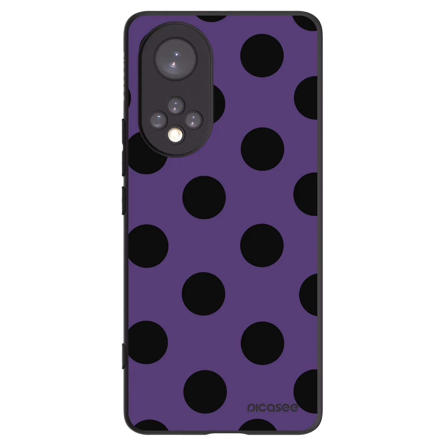 Picasee silikonski črni ovitek za Honor 50 5G - Big flickers 2