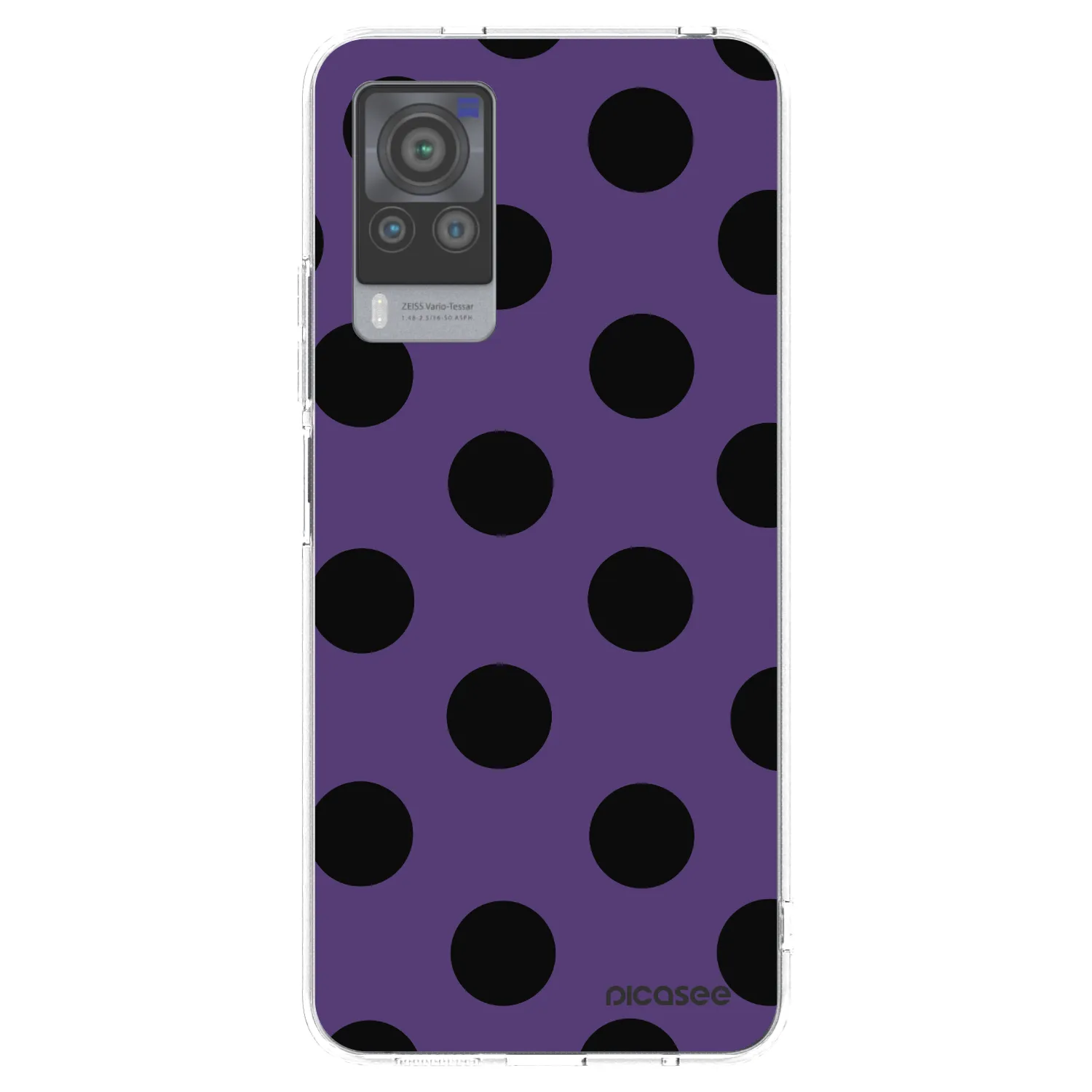 Picasee silikonski prozorni ovitek za Vivo X60 Pro 5G - Big flickers 2