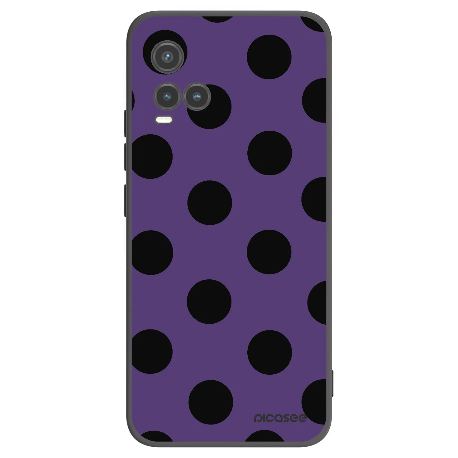 Picasee silikonski črni ovitek za Vivo Y33s - Big flickers 2