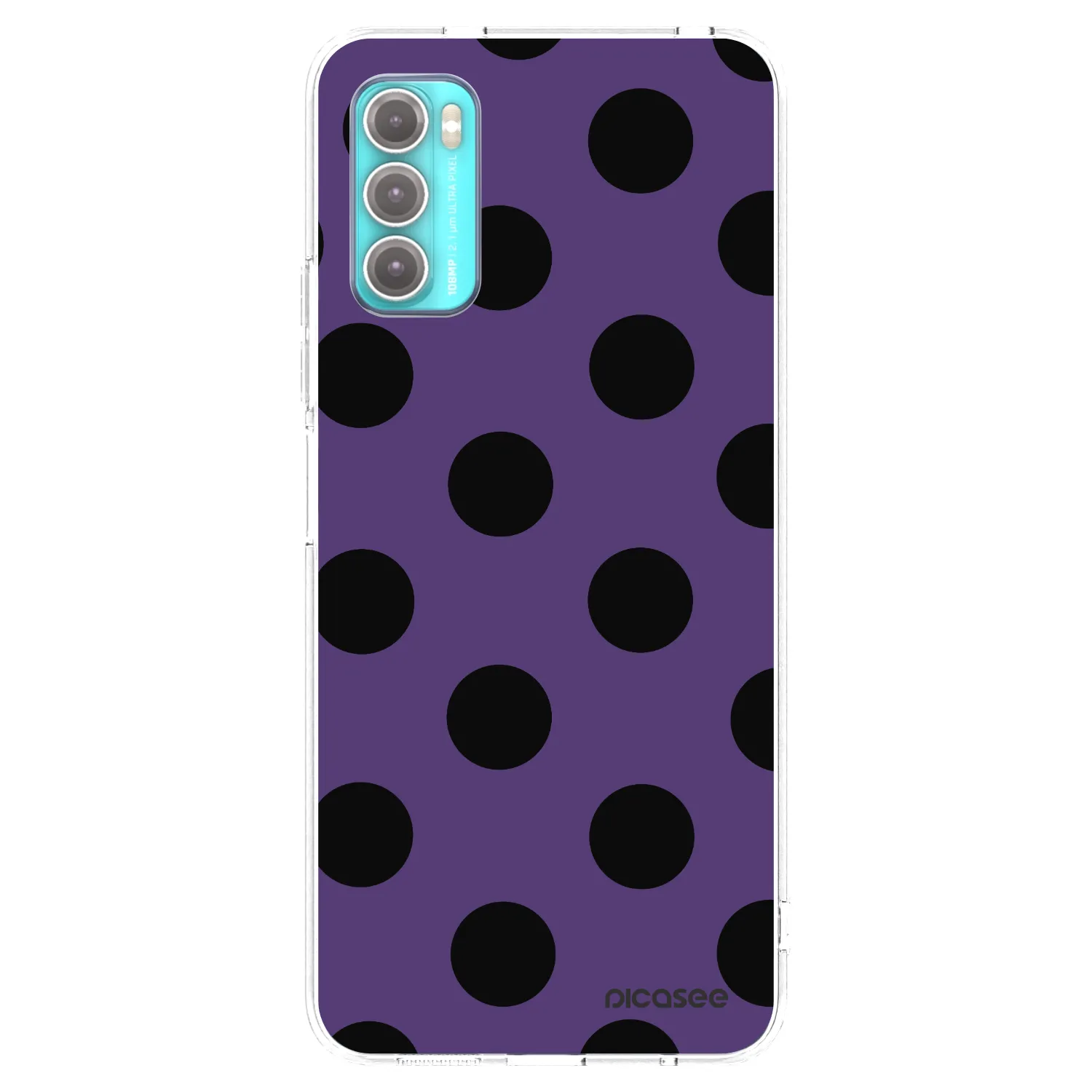 Picasee silikonski prozorni ovitek za Motorola Moto G60 - Big flickers 2