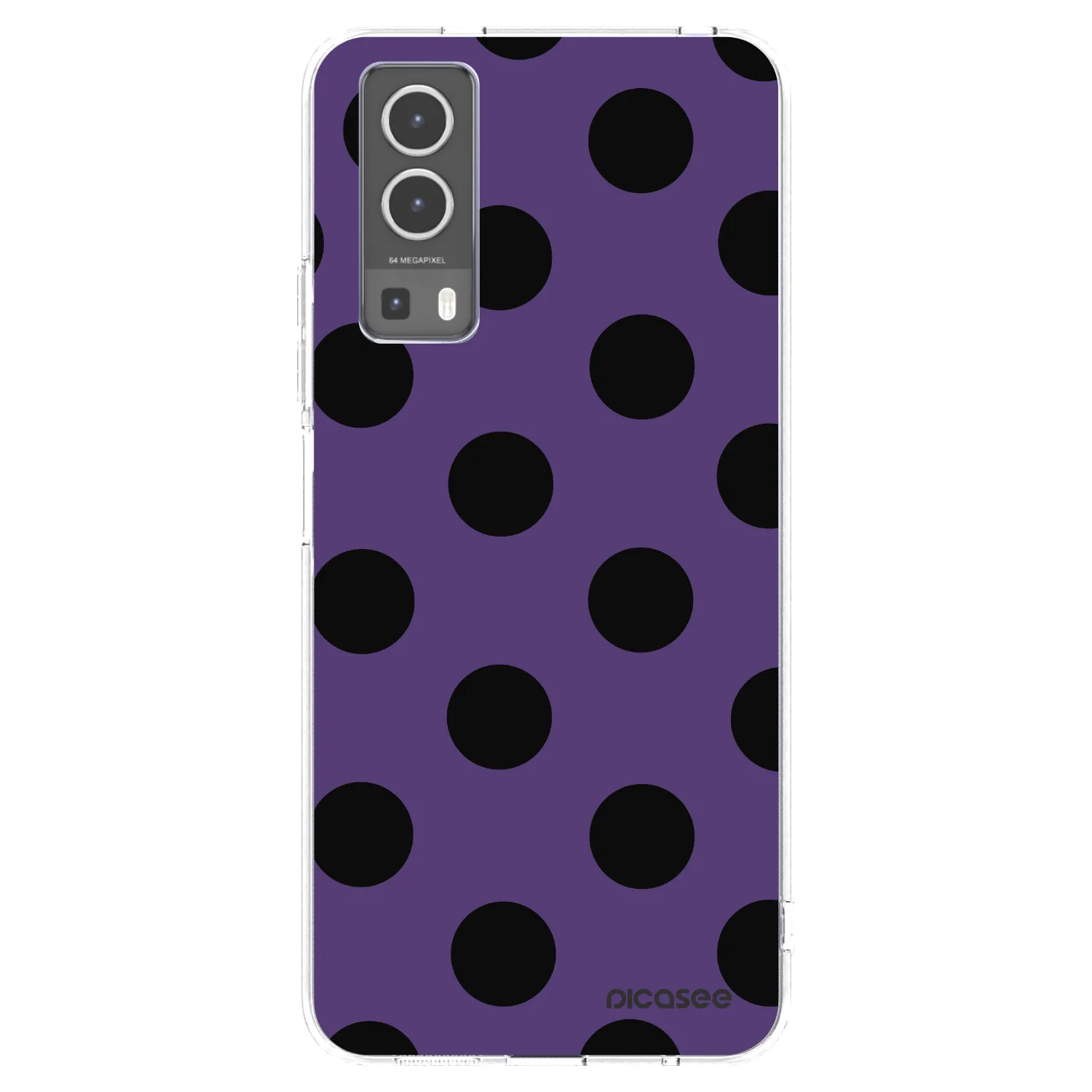 Picasee silikonski prozorni ovitek za Vivo Y72 5G - Big flickers 2