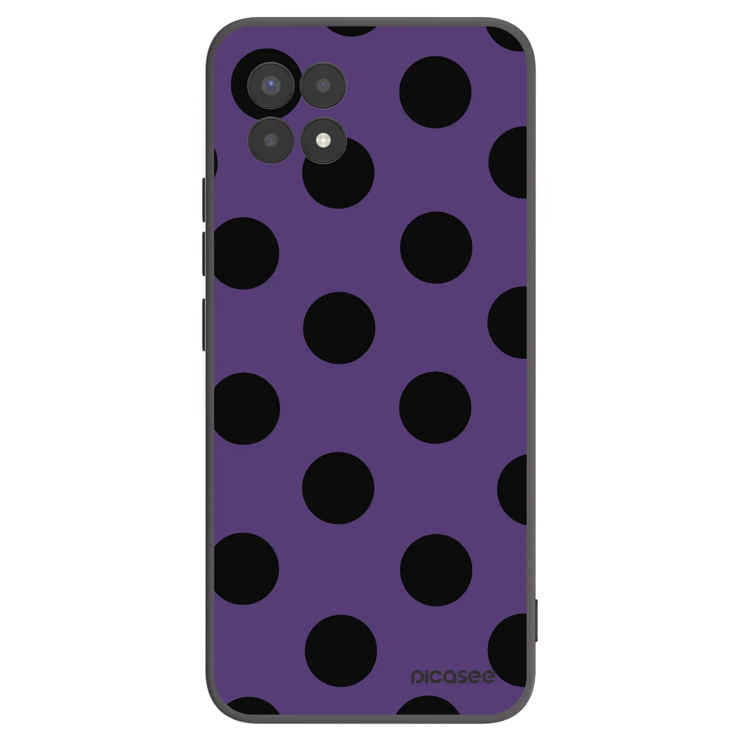 Picasee silikonski črni ovitek za Realme 8i - Big flickers 2