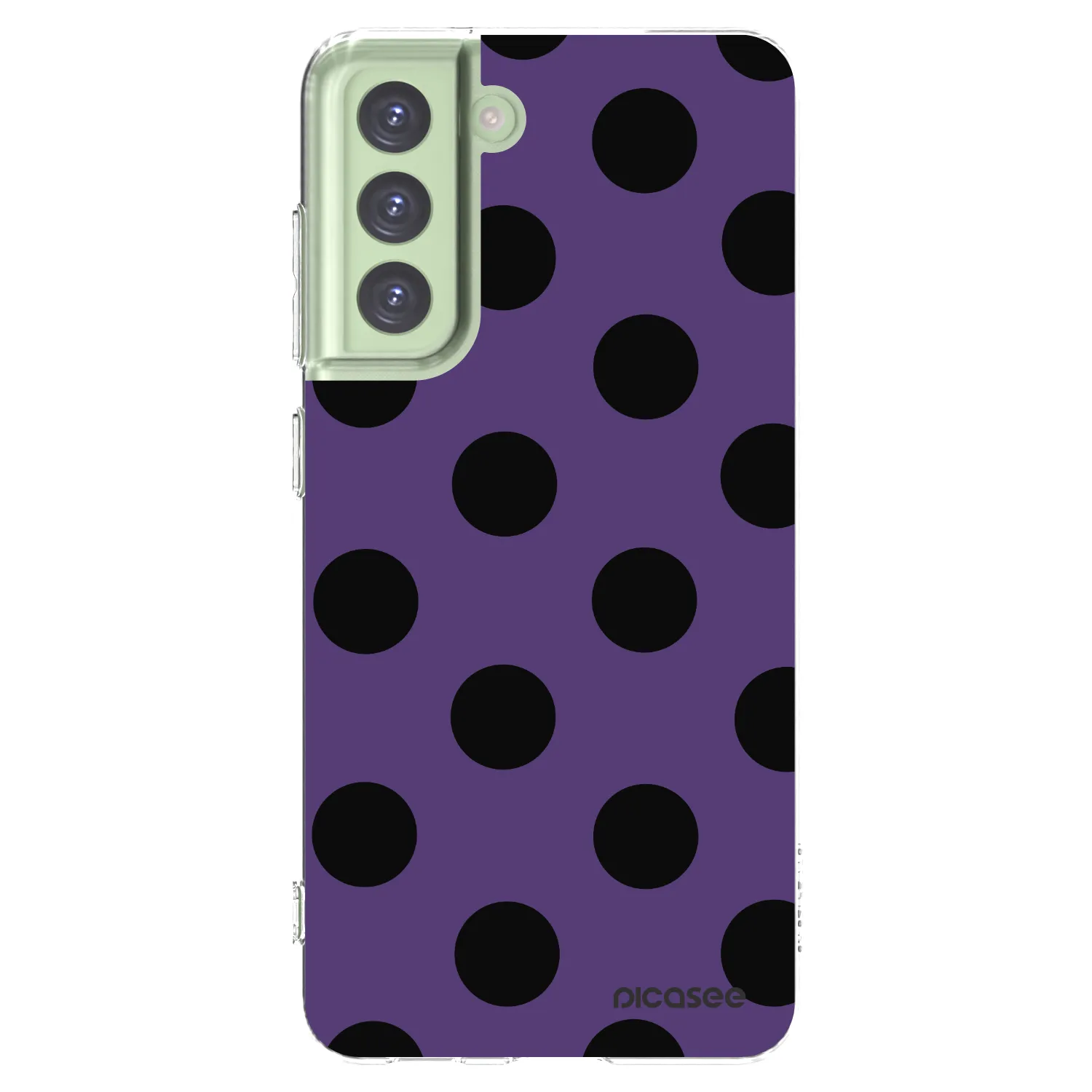 Picasee silikonski prozorni ovitek za Samsung Galaxy S21 FE 5G - Big flickers 2