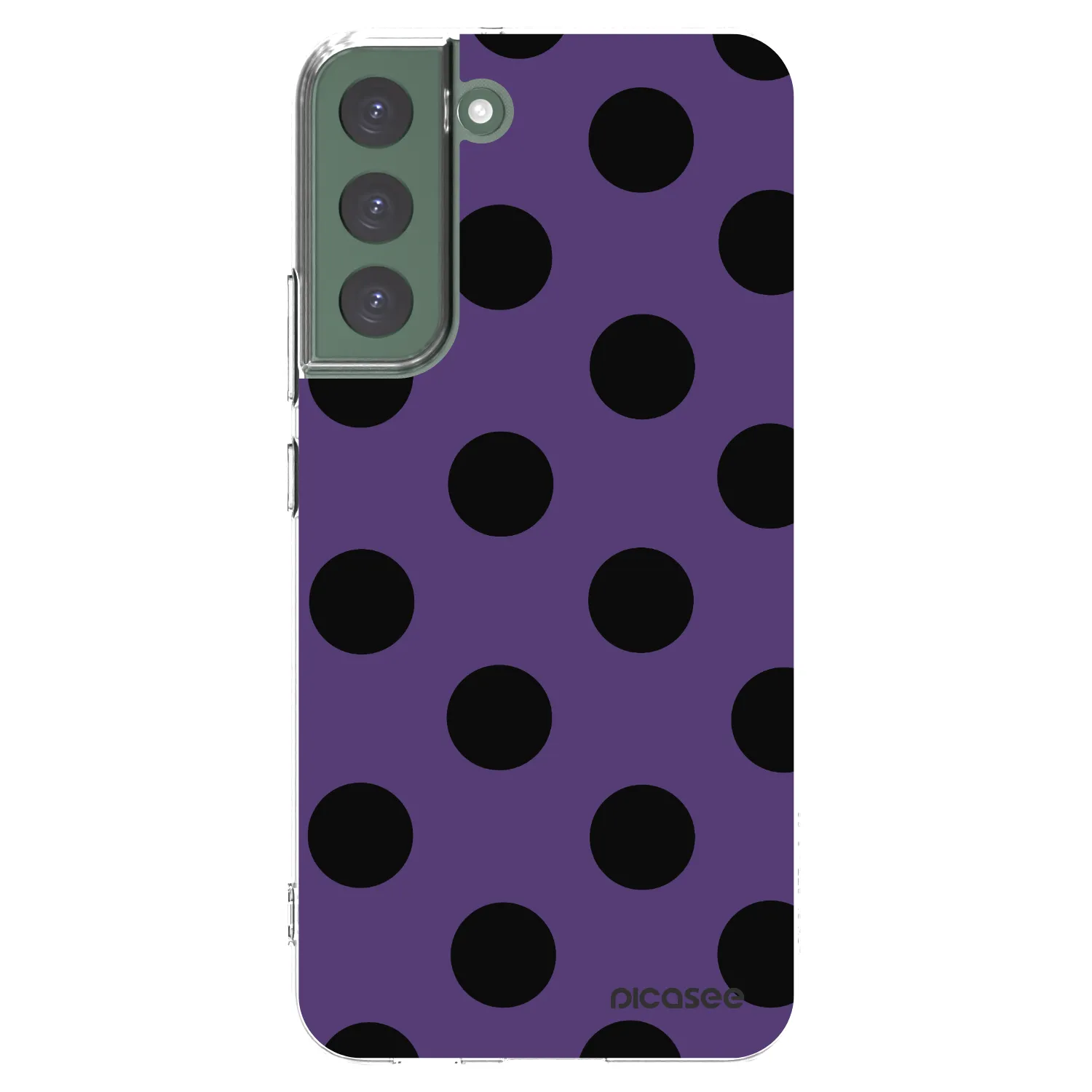 Picasee silikonski prozorni ovitek za Samsung Galaxy S22+ 5G - Big flickers 2
