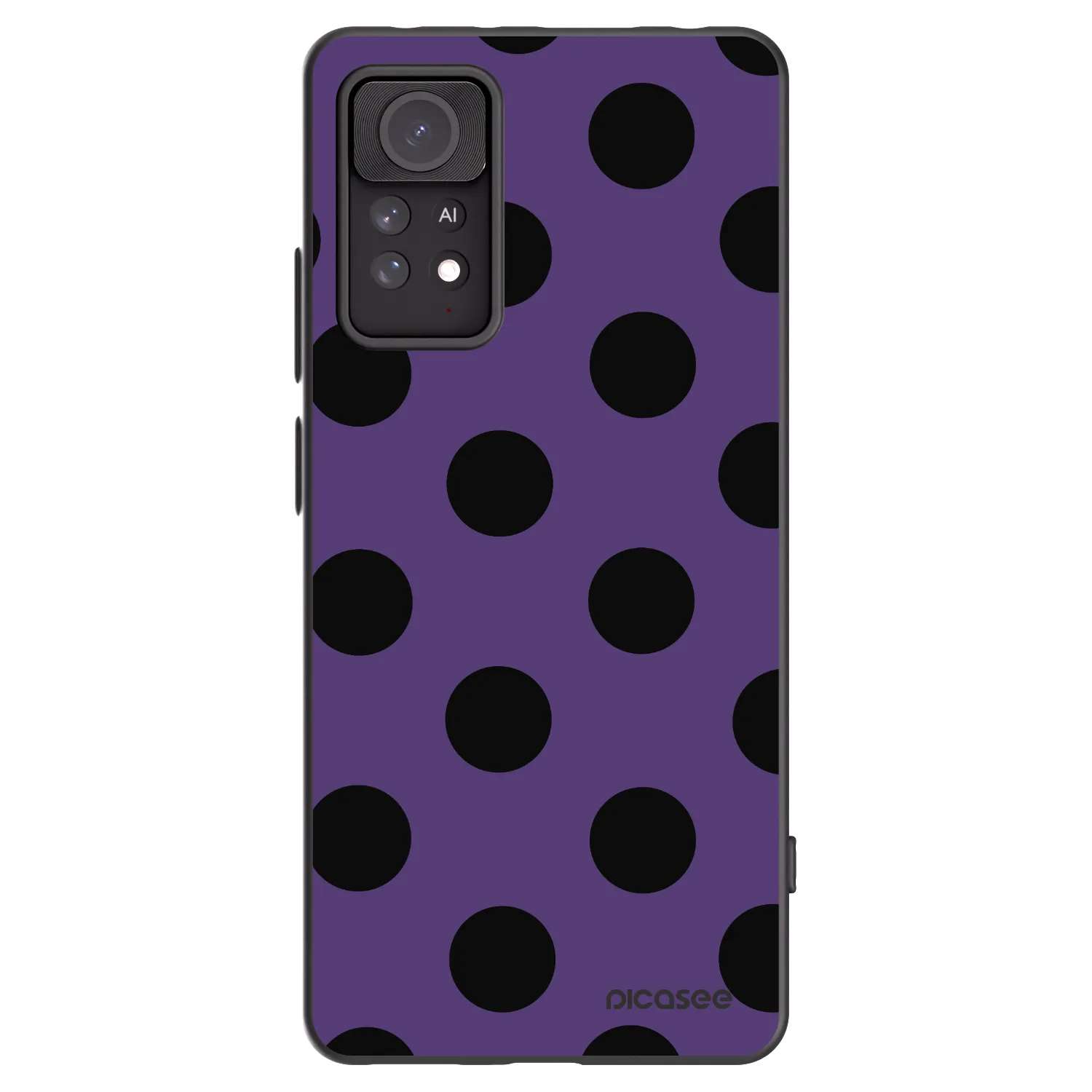 Picasee silikonski črni ovitek za Xiaomi Redmi Note 11 Pro - Big flickers 2