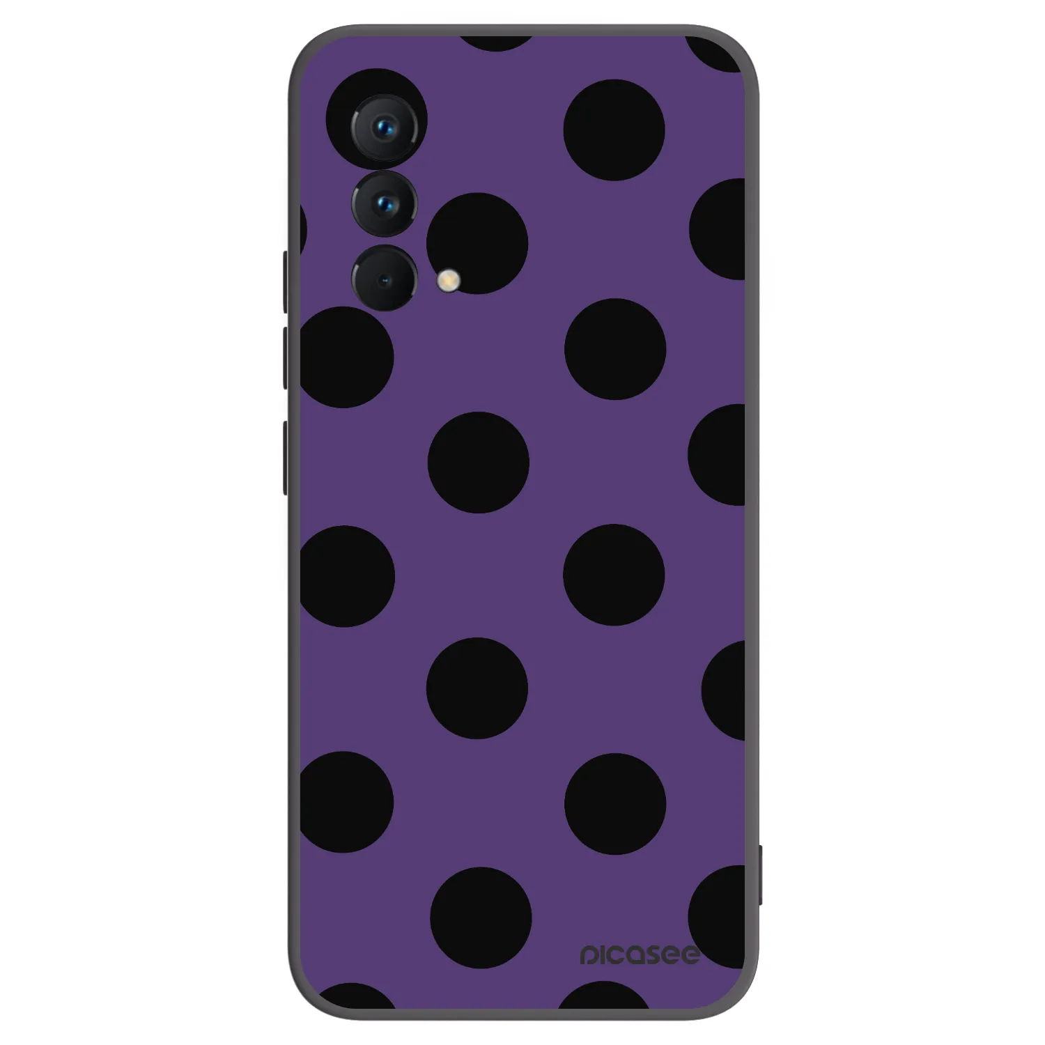 Picasee silikonski črni ovitek za Realme GT Master Edition 5G - Big flickers 2