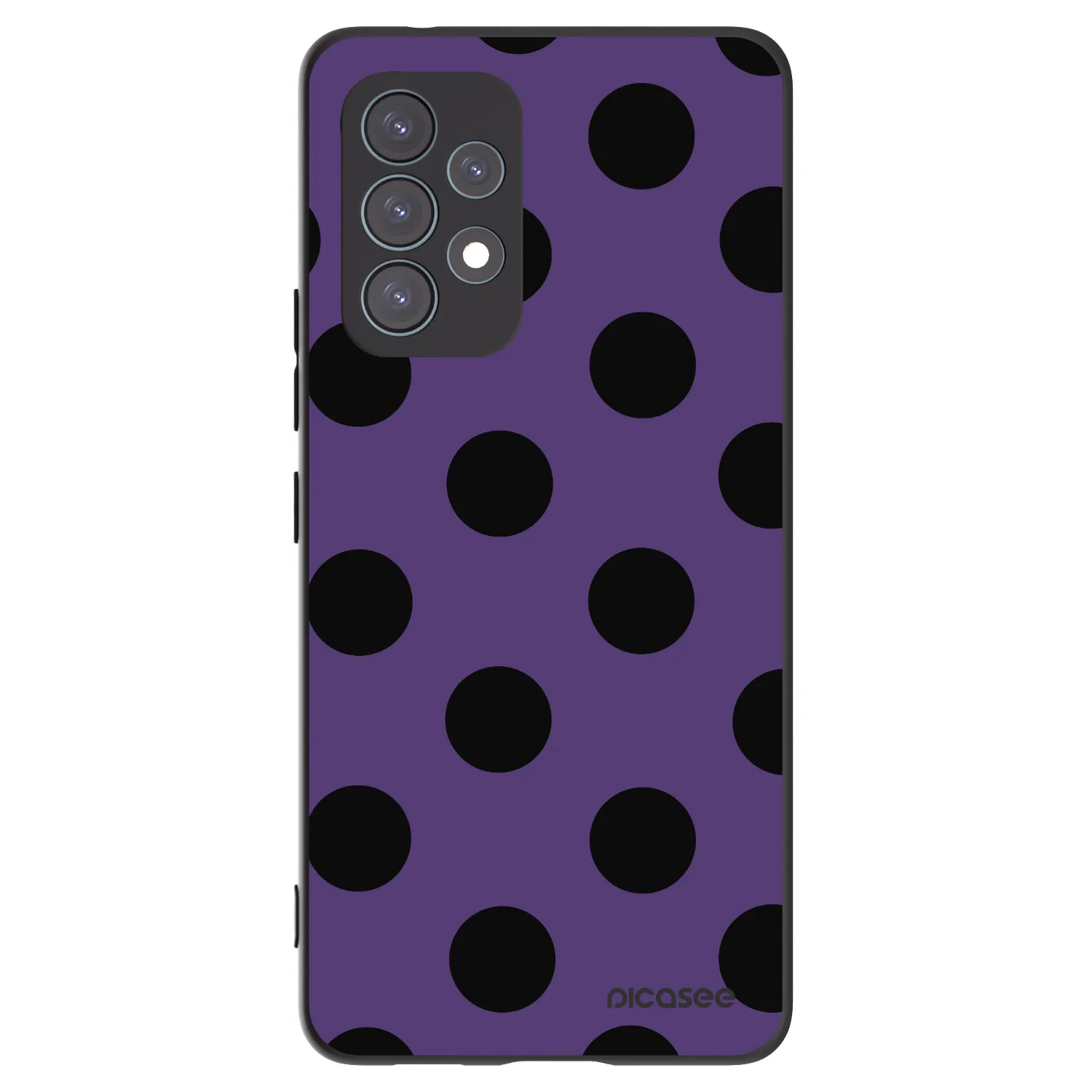 Picasee silikonski črni ovitek za Samsung Galaxy A53 5G A536 - Big flickers 2