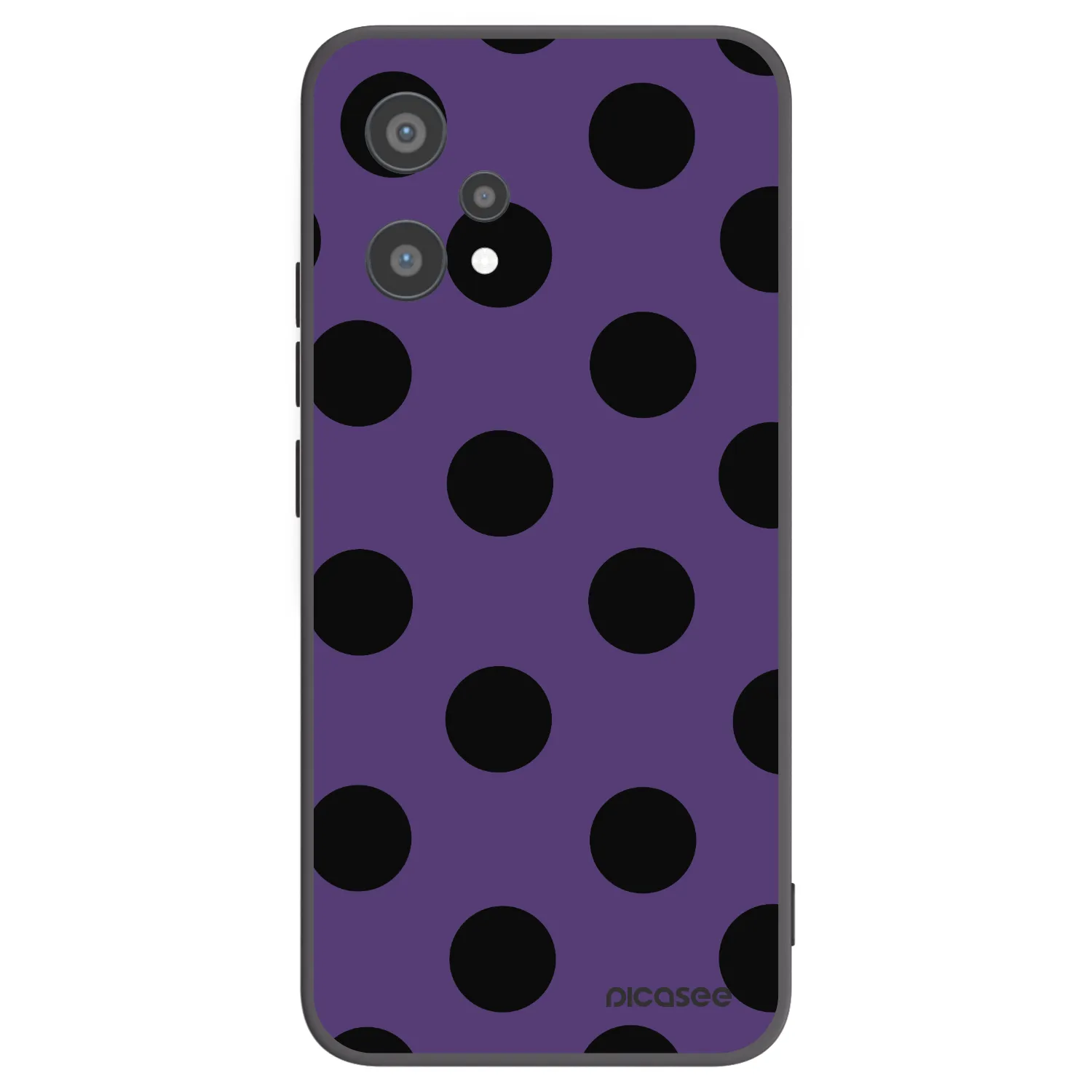 Picasee silikonski črni ovitek za Realme 9 Pro 5G - Big flickers 2