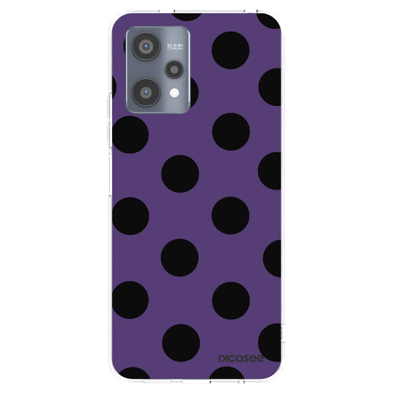 Picasee silikonski prozorni ovitek za Realme 9 Pro 5G - Big flickers 2