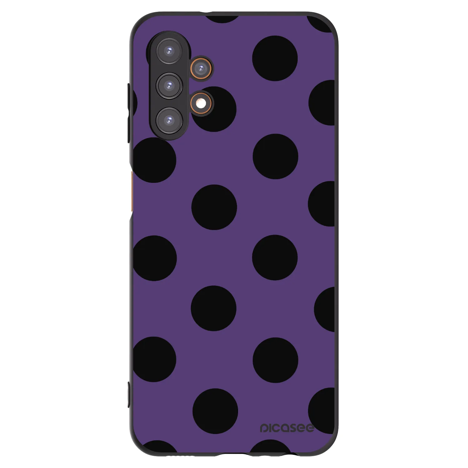 Picasee silikonski črni ovitek za Samsung Galaxy A13 4G A135 - Big flickers 2