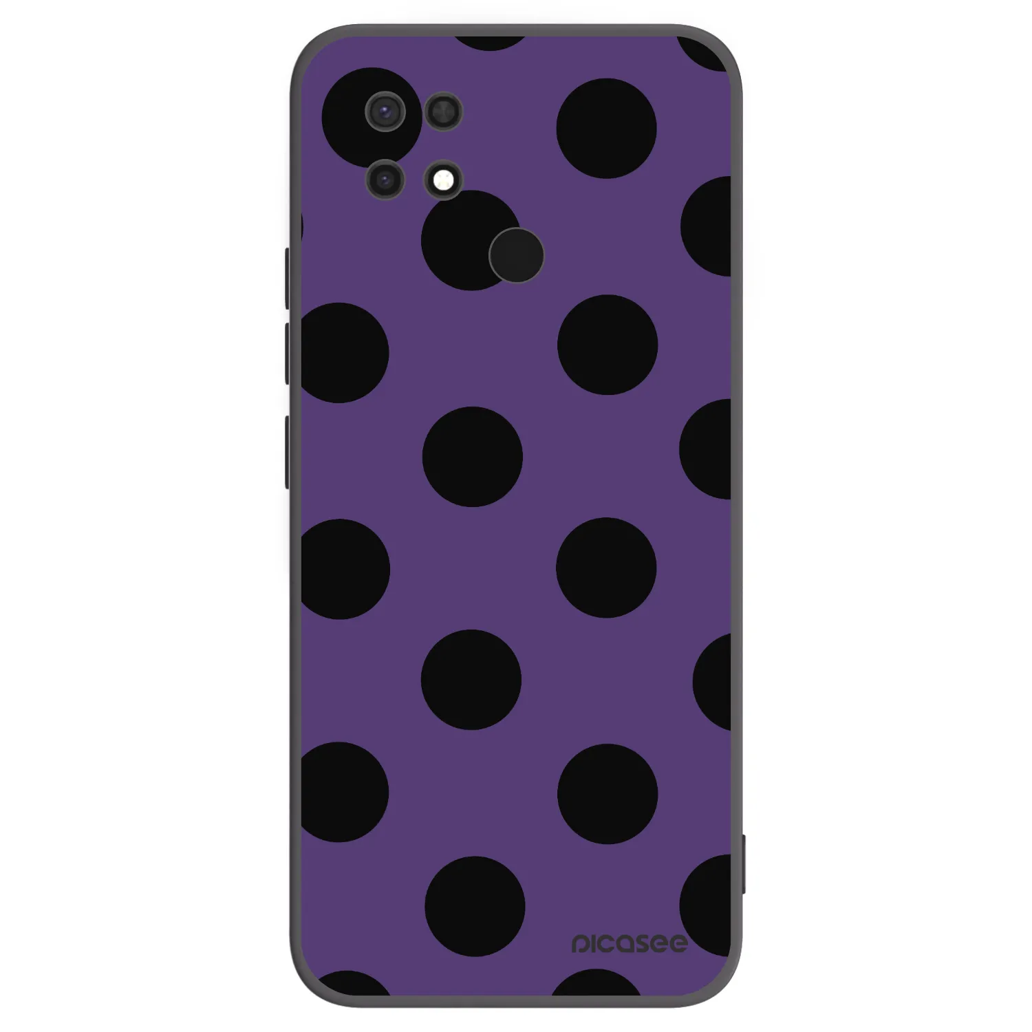 Picasee silikonski črni ovitek za Xiaomi Redmi 10C - Big flickers 2