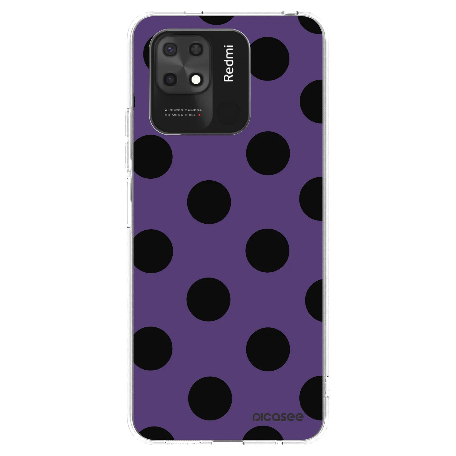 Picasee silikonski prozorni ovitek za Xiaomi Redmi 10C - Big flickers 2