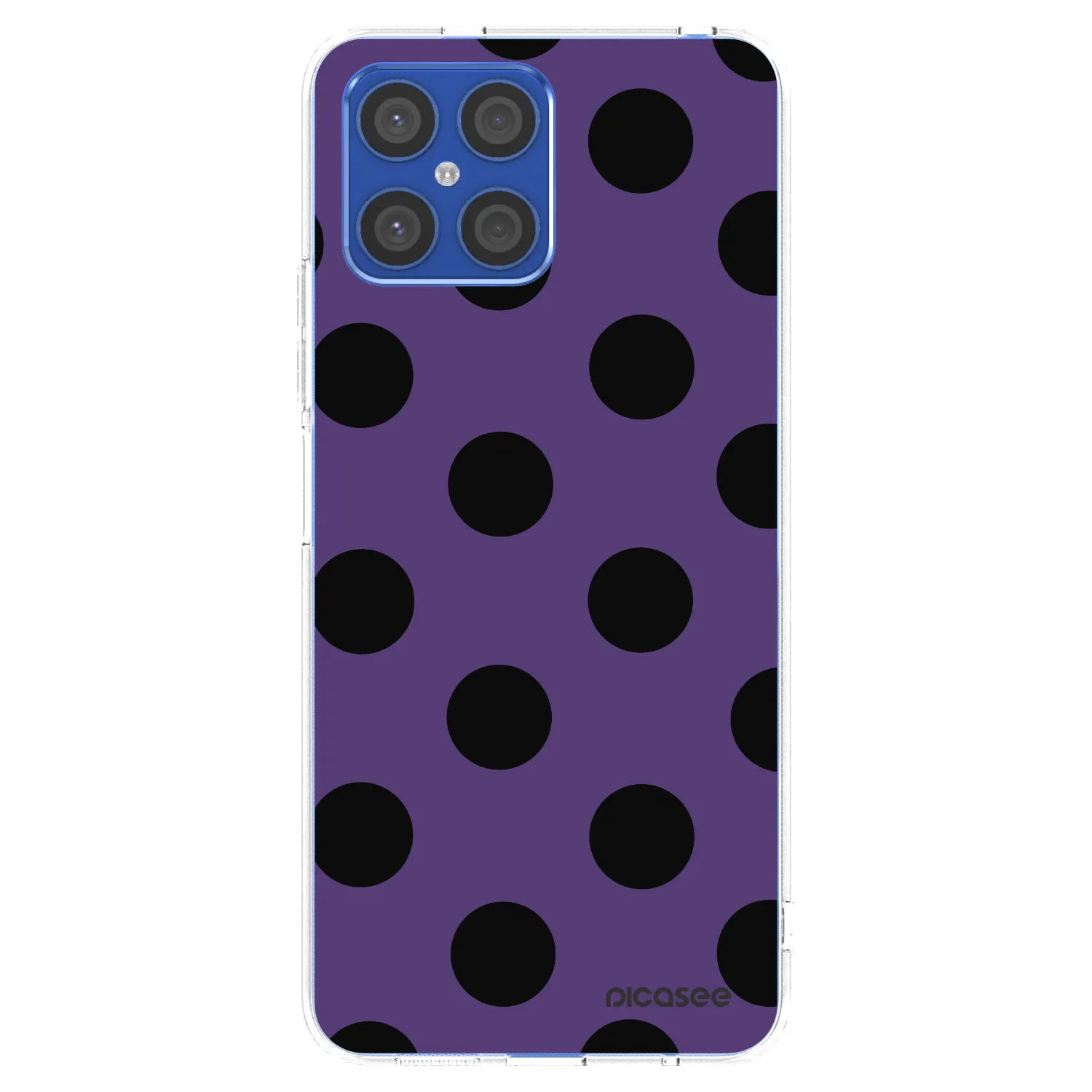 Picasee silikonski prozorni ovitek za Honor X8 4G - Big flickers 2