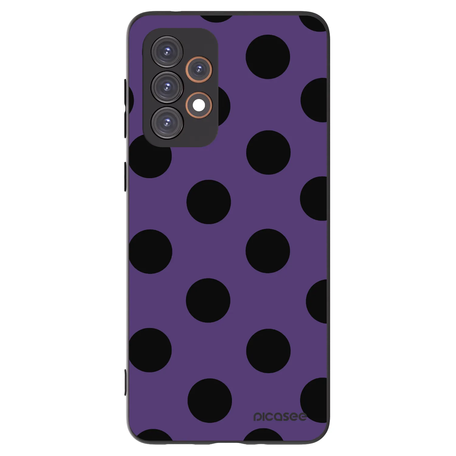 Picasee silikonski črni ovitek za Samsung Galaxy A33 5G A336 - Big flickers 2