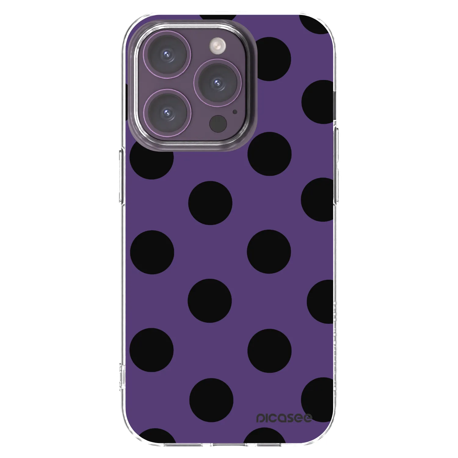 Picasee silikonski prozorni ovitek za Apple iPhone 14 Pro - Big flickers 2
