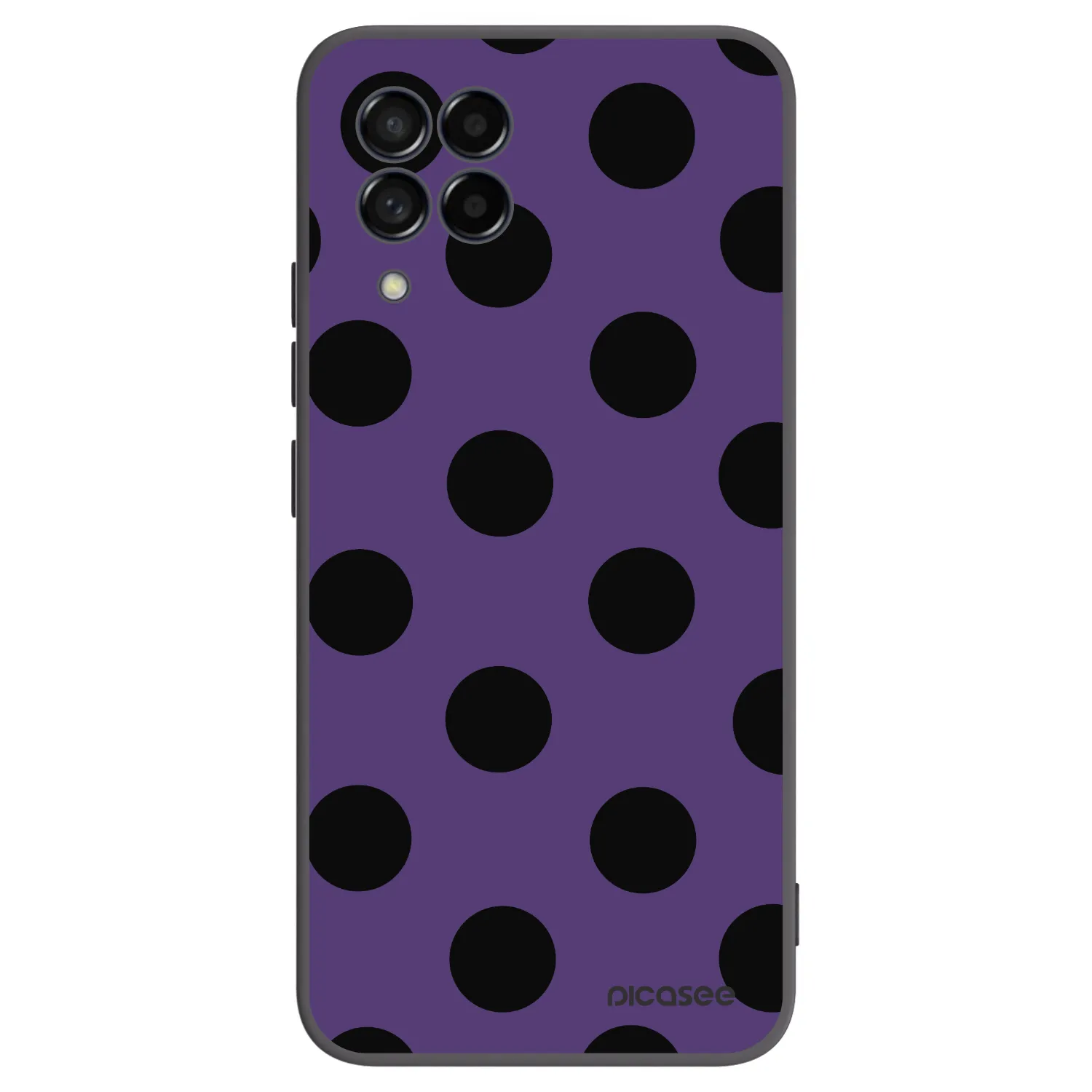 Picasee silikonski črni ovitek za Samsung Galaxy M53 5G - Big flickers 2