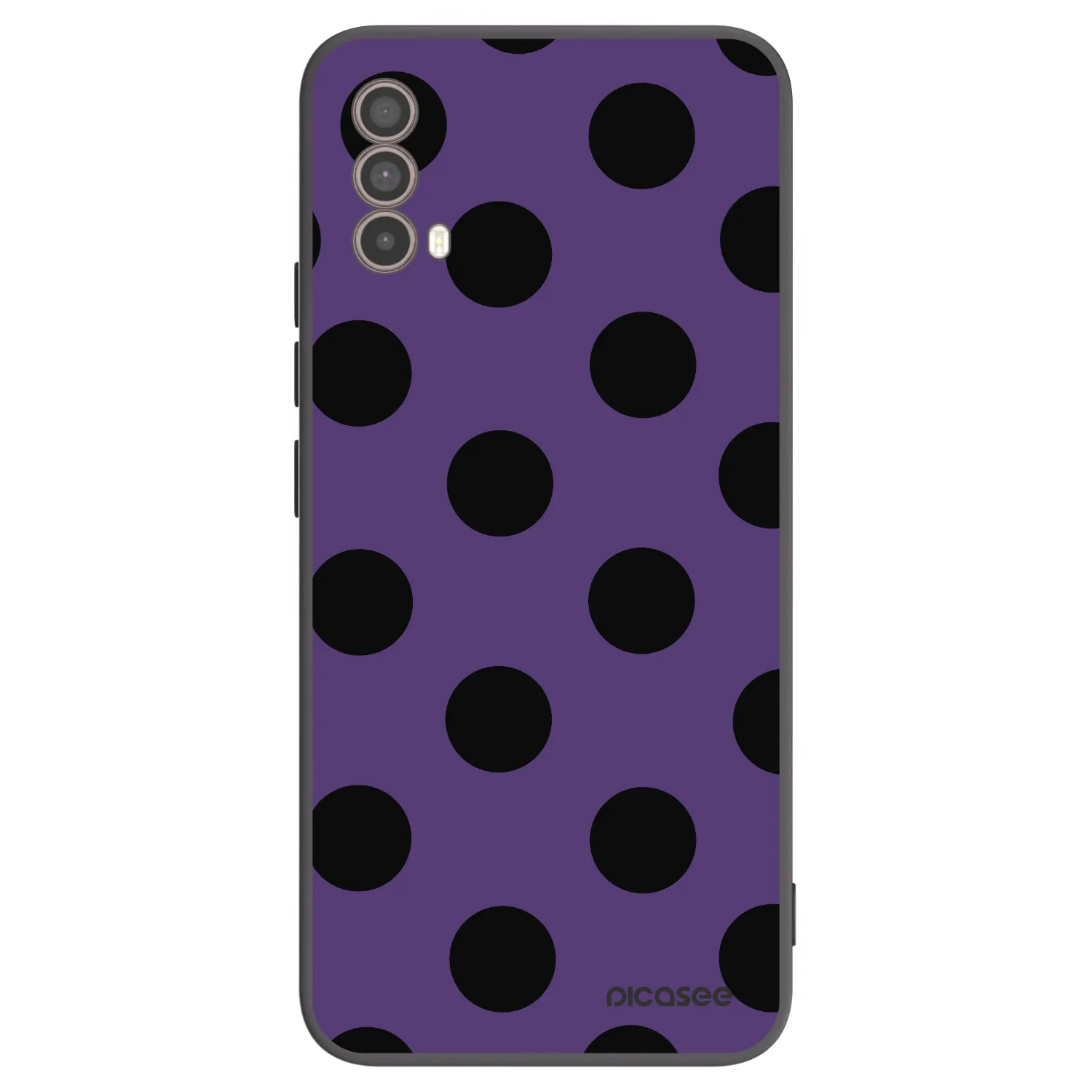 Picasee silikonski črni ovitek za Motorola Moto E40 - Big flickers 2