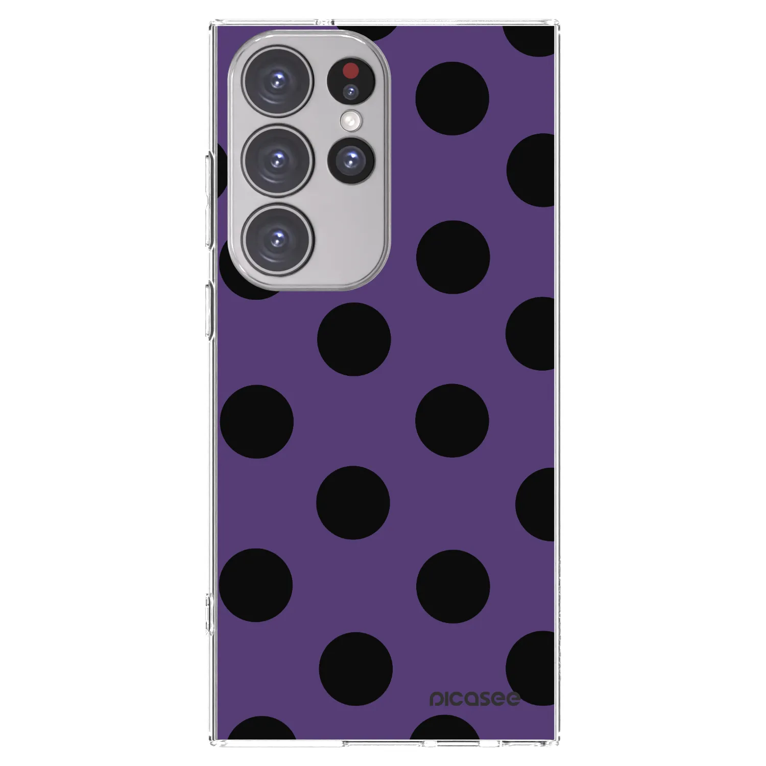 Picasee silikonski prozorni ovitek za Samsung Galaxy S23 Ultra 5G - Big flickers 2