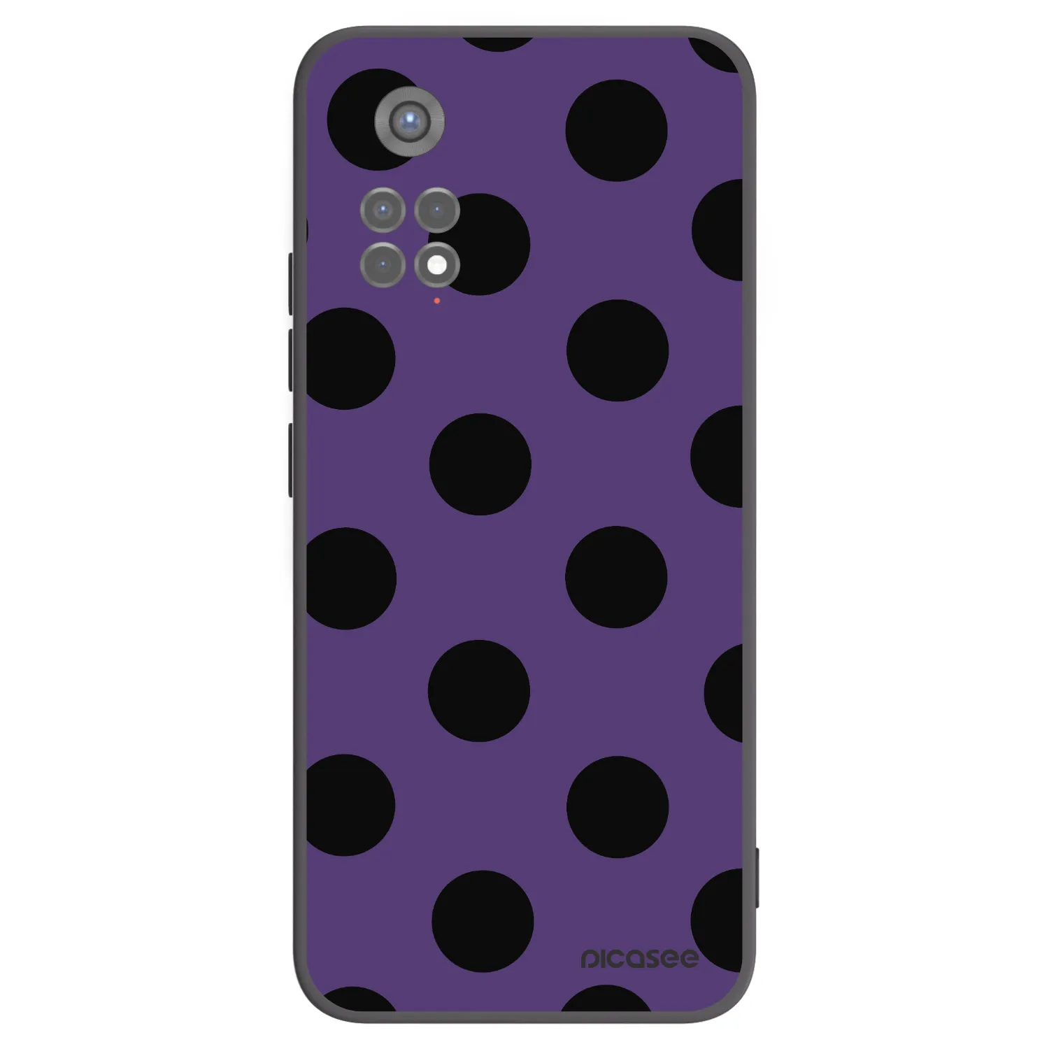 Picasee silikonski črni ovitek za Xiaomi Redmi Note 11S 5G - Big flickers 2