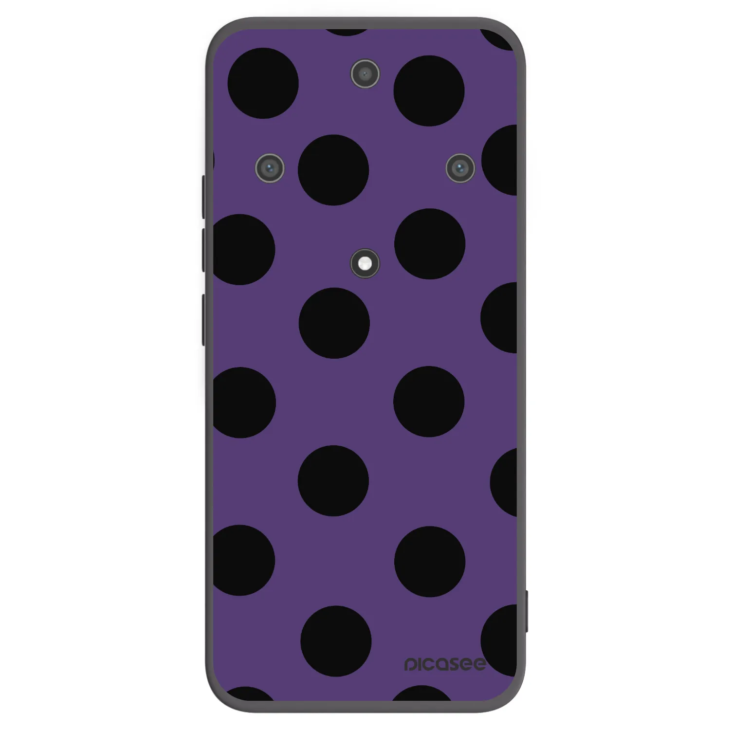Picasee silikonski črni ovitek za Honor Magic5 Lite 5G - Big flickers 2