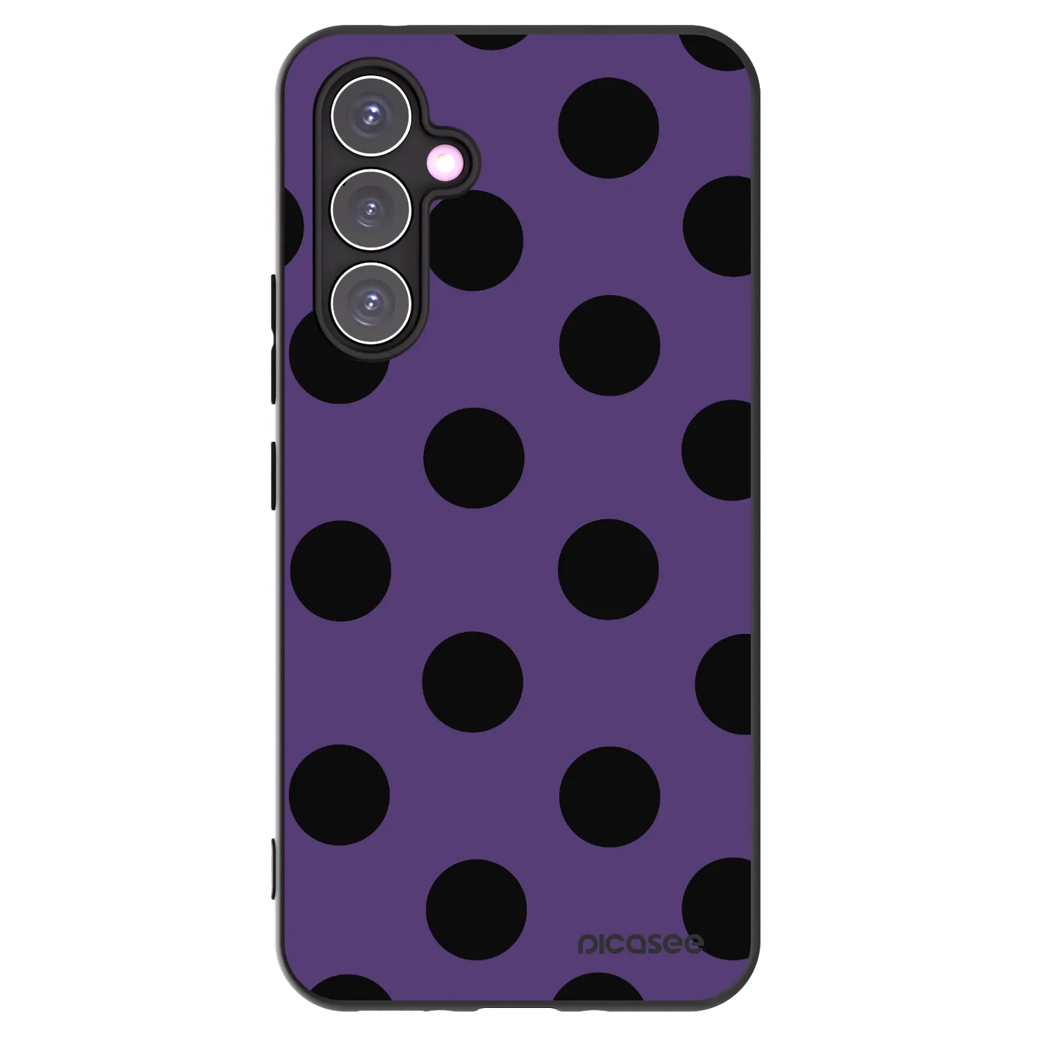 Picasee silikonski črni ovitek za Samsung Galaxy A54 5G A546B - Big flickers 2