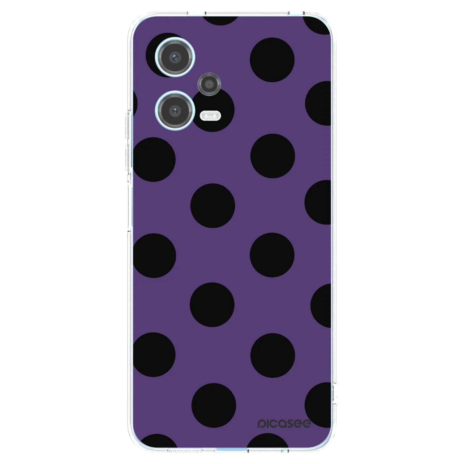 Picasee silikonski prozorni ovitek za Xiaomi Redmi Note 12 5G - Big flickers 2