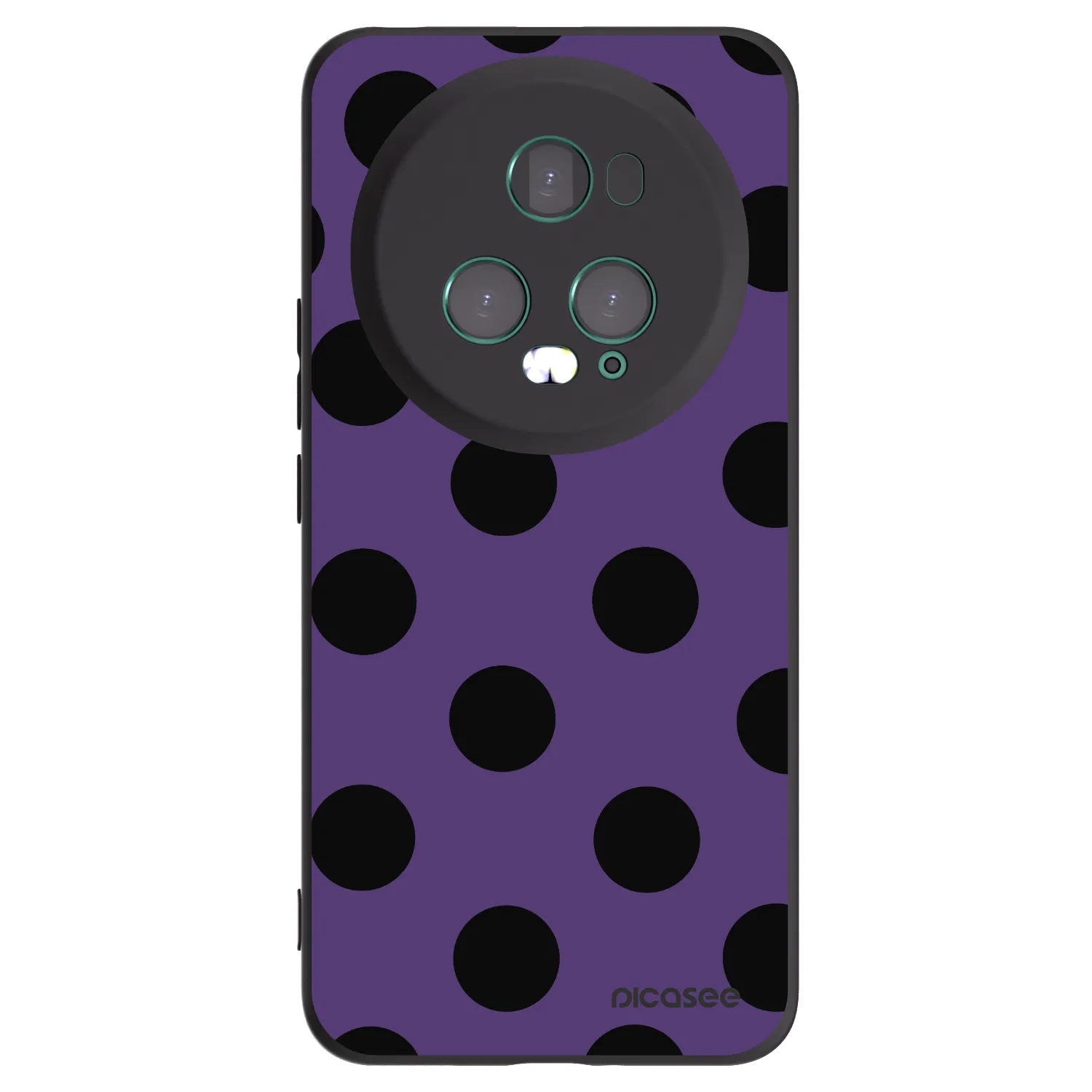 Picasee silikonski črni ovitek za Honor Magic5 Pro - Big flickers 2