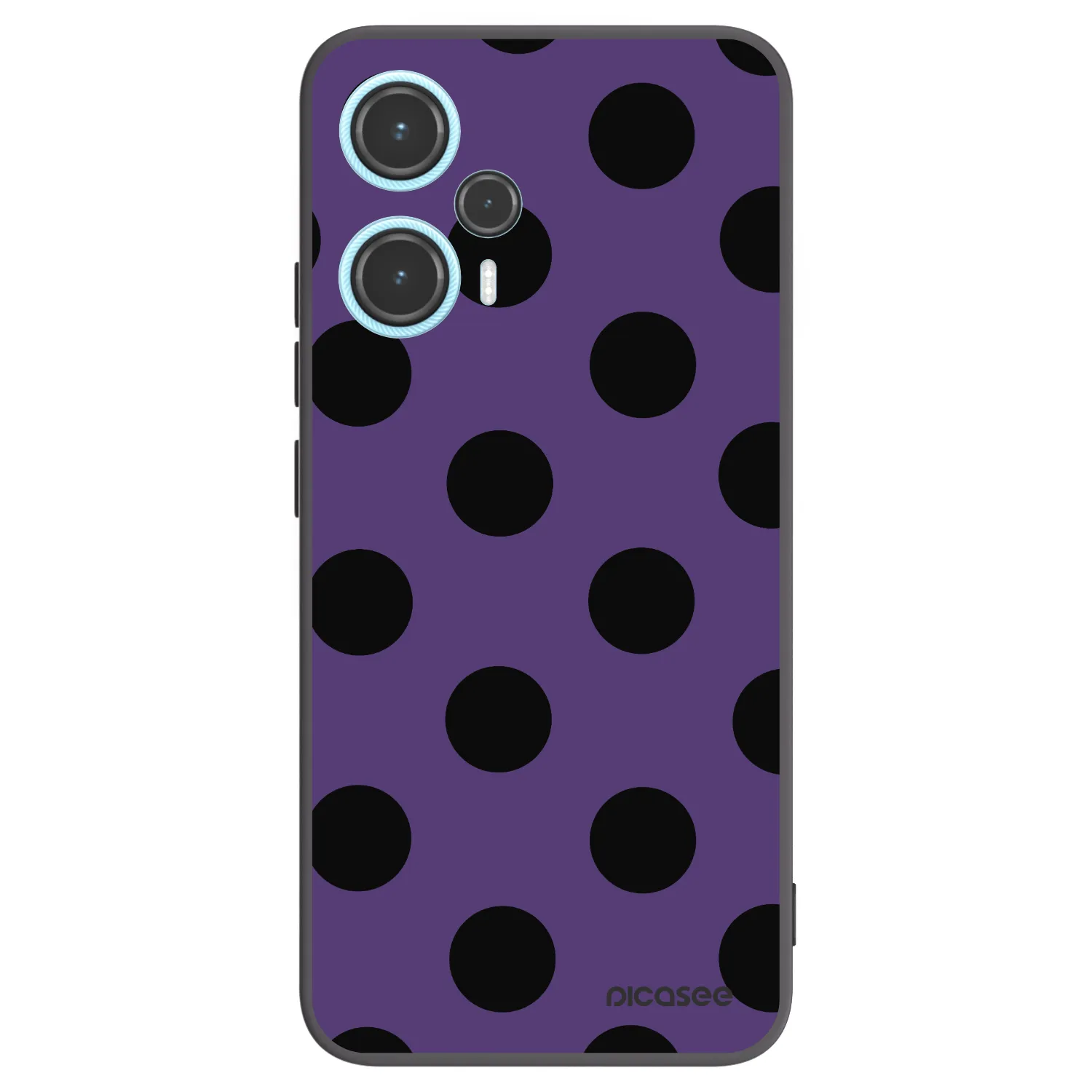 Picasee silikonski črni ovitek za Xiaomi Poco F5 - Big flickers 2