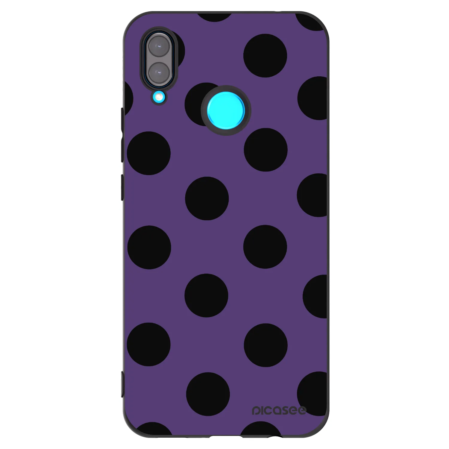 Picasee silikonski črni ovitek za Huawei Nova 3i - Big flickers 2