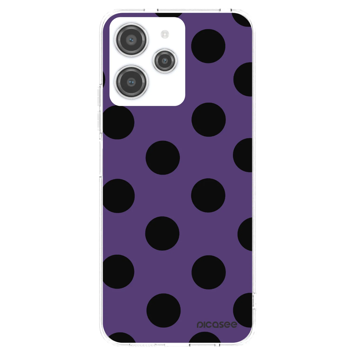 Picasee silikonski prozorni ovitek za Xiaomi Redmi 12 4G - Big flickers 2