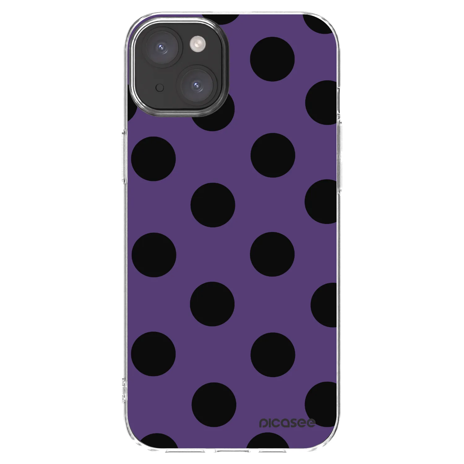 Picasee silikonski prozorni ovitek za Apple iPhone 15 Plus - Big flickers 2