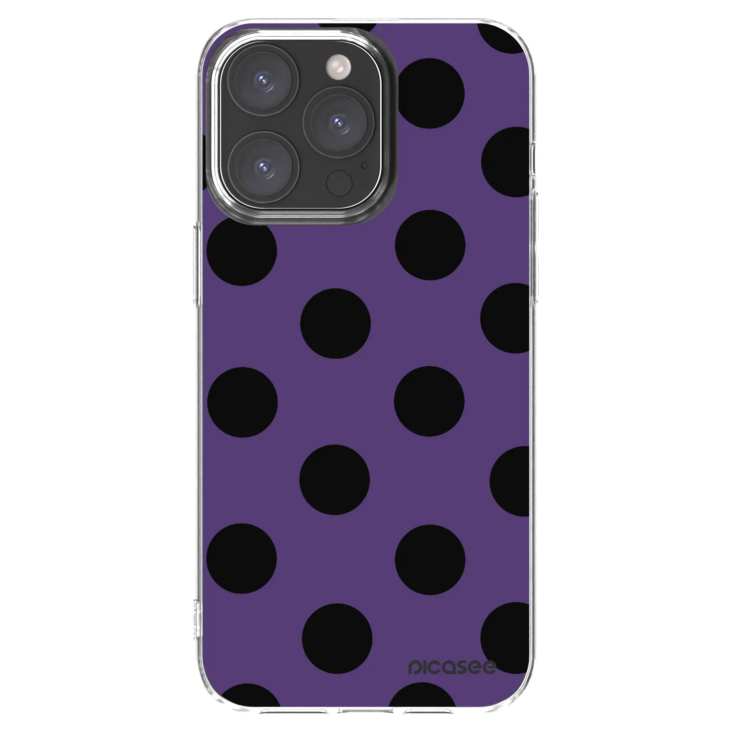 Picasee silikonski prozorni ovitek za Apple iPhone 15 Pro Max - Big flickers 2